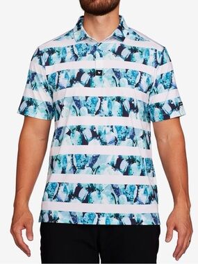 Bad Birdie Stripe Show Men’s Golf Polo